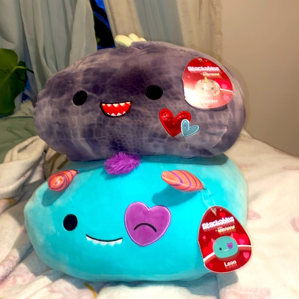 Two stackable, squish, mellow Valentine’s Day edition, limited time